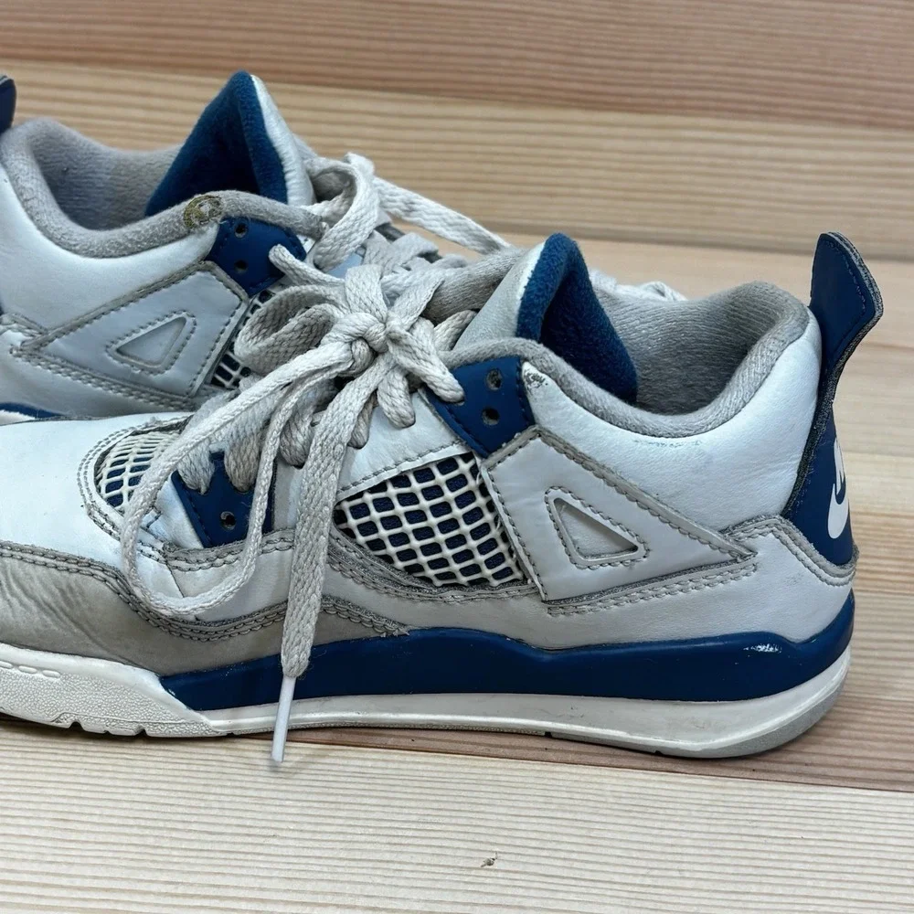Nike Air Jordan 4 Boys' military blue US 1 Y